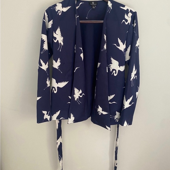 NEW_Woven Crane Printed Topper_SM - Picture 3 of 7